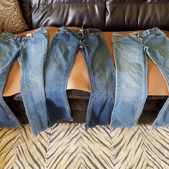 Children's Place bootcut jeans 3 pairs - Picture 3 of 4